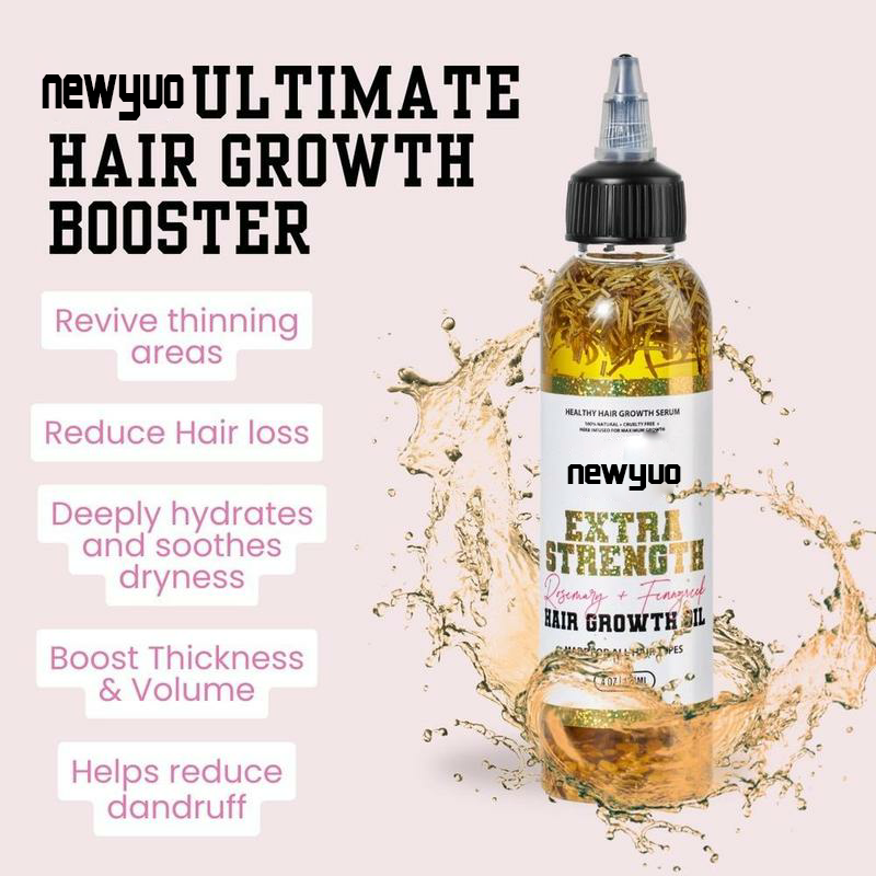 Extra Strength Rosemary & Fenugreek Hair Growth Oil 4oz – All Hair Types, 50% OFF