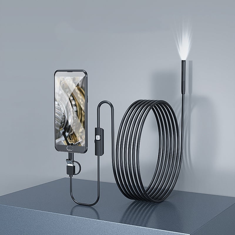 🔎 Plug-and-Play-Endoskopkamera – Kompatibel mit Android, USB und TC (gilt nicht für Apple-Systeme)