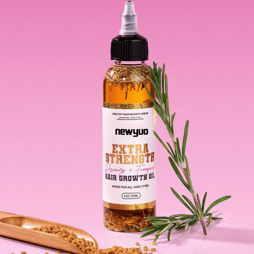 Extra Strength Rosemary & Fenugreek Hair Growth Oil 4oz – All Hair Types, 50% OFF