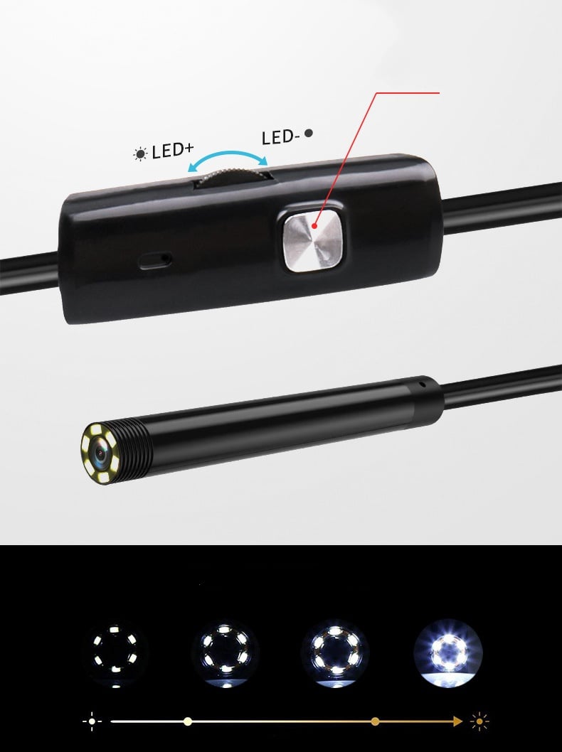 🔎 Plug-and-Play-Endoskopkamera – Kompatibel mit Android, USB und TC (gilt nicht für Apple-Systeme)