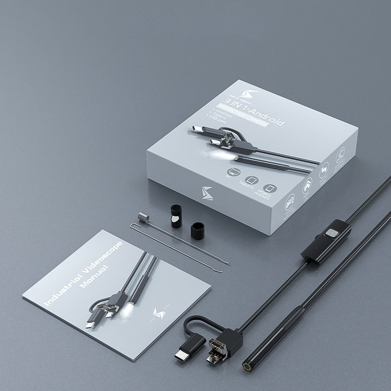 🔎 Plug-and-Play-Endoskopkamera – Kompatibel mit Android, USB und TC (gilt nicht für Apple-Systeme)