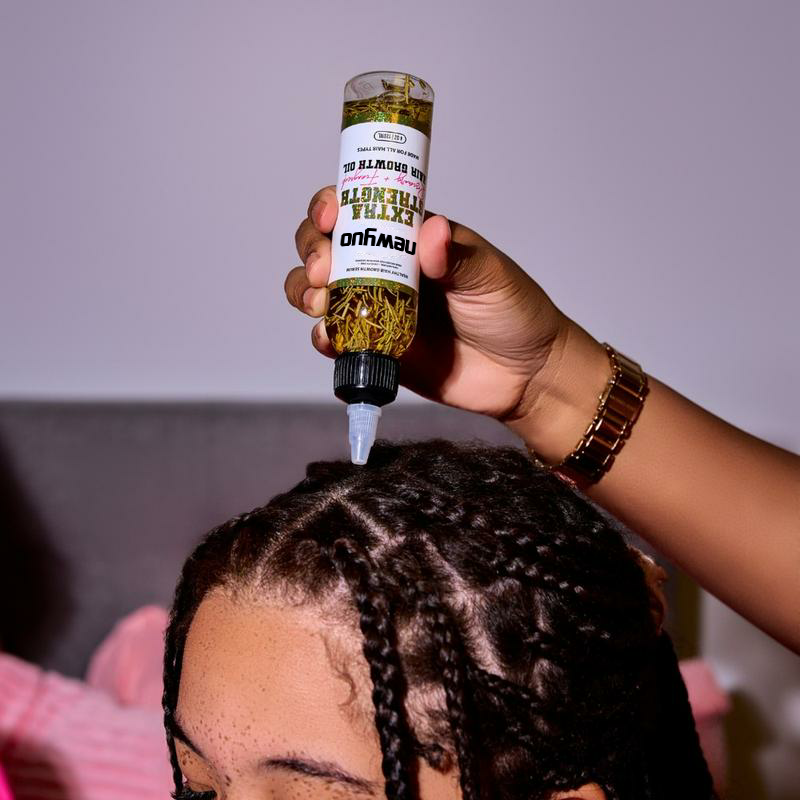 Extra Strength Rosemary & Fenugreek Hair Growth Oil 4oz – All Hair Types, 50% OFF