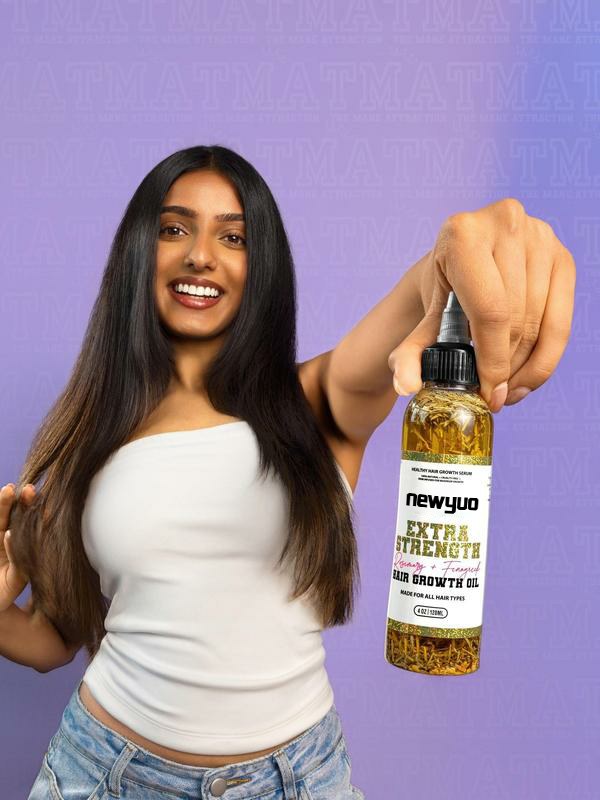 Extra Strength Rosemary & Fenugreek Hair Growth Oil 4oz – All Hair Types, 50% OFF