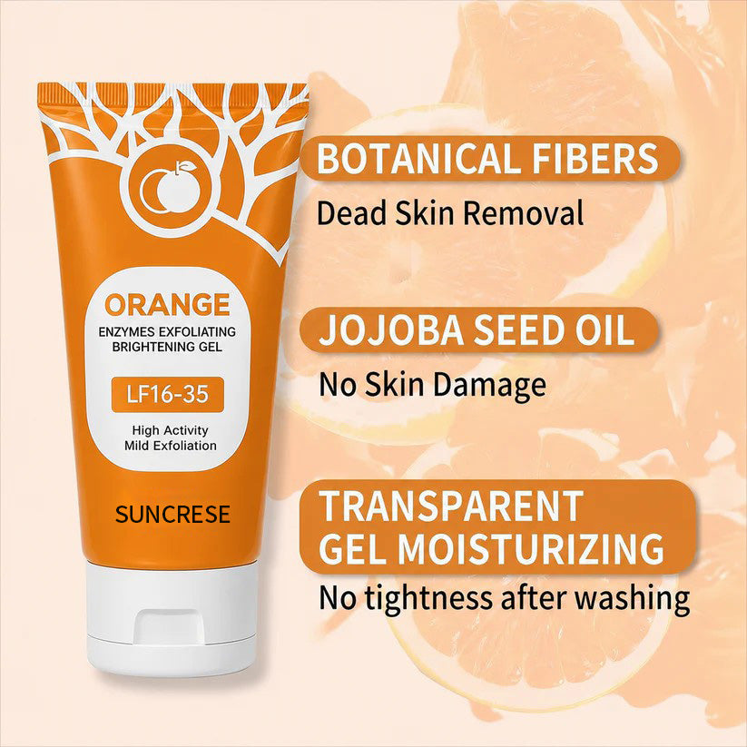 Buy 1 Get 1 FREE Today 🎁!  Say Goodbye to Dull, Rough Skin! SUNCRESE Orange Enzyme Exfoliating Gel 🍊
