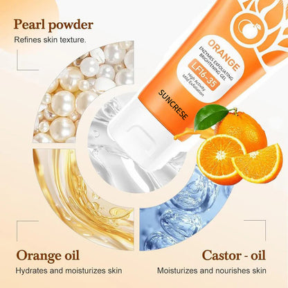 Buy 1 Get 1 FREE Today 🎁!  Say Goodbye to Dull, Rough Skin! SUNCRESE Orange Enzyme Exfoliating Gel 🍊