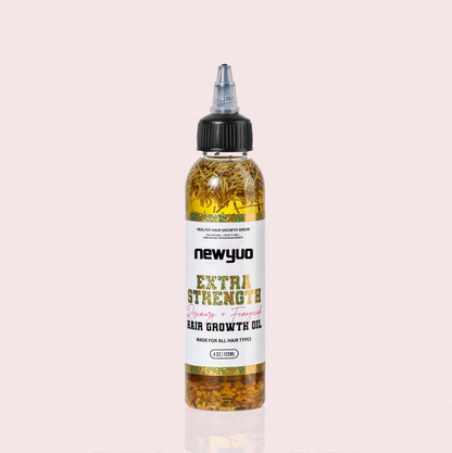 Extra Strength Rosemary & Fenugreek Hair Growth Oil 4oz – All Hair Types, 50% OFF