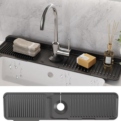 AQA Foldable Faucet Splash Guard with Drainage – Easy to Use & Reusable