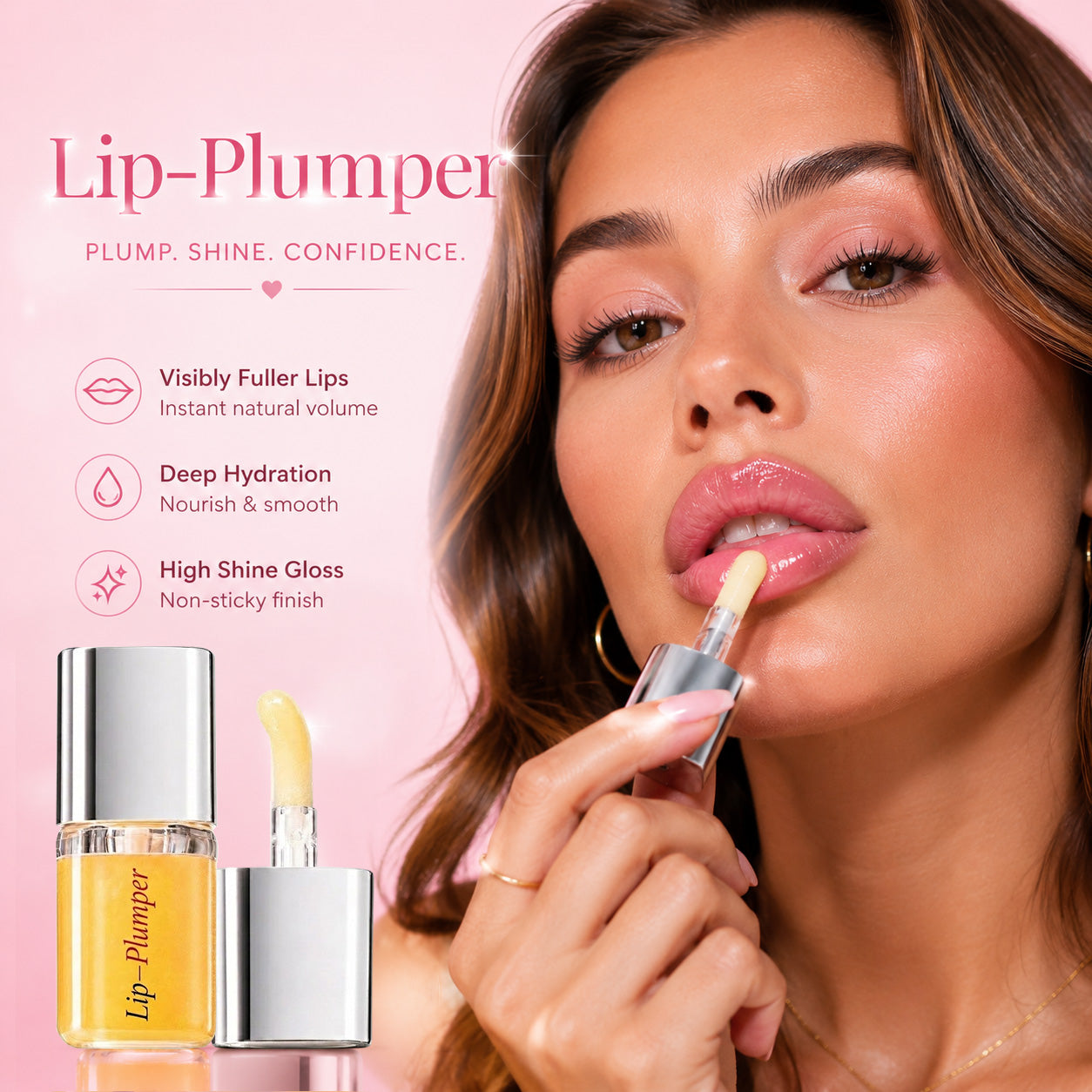 2026 New SUNCRESE Spicy Lip Plumper Gloss — Fuller-Looking Lips In Minutes