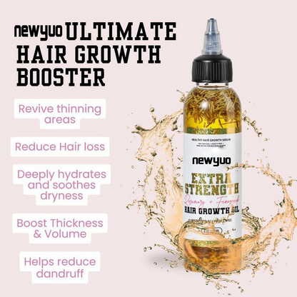 Extra Strength Rosemary & Fenugreek Hair Growth Oil 4oz – All Hair Types, 50% OFF