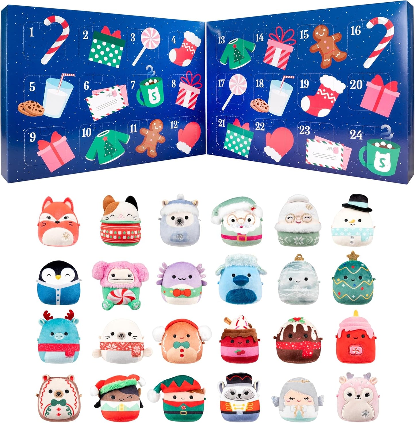 🎅Christmas Pre Sale - 70% OFF-🎄24-Day Holiday Plush Advent Calendar