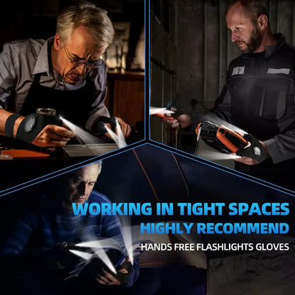 LED Flashlight Waterproof Gloves🧤💡🔧(Maintenance, Exploration, Emergency Lighting)