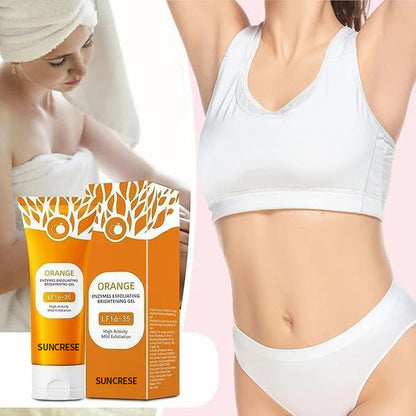 Buy 1 Get 1 FREE Today 🎁!  Say Goodbye to Dull, Rough Skin! SUNCRESE Orange Enzyme Exfoliating Gel 🍊