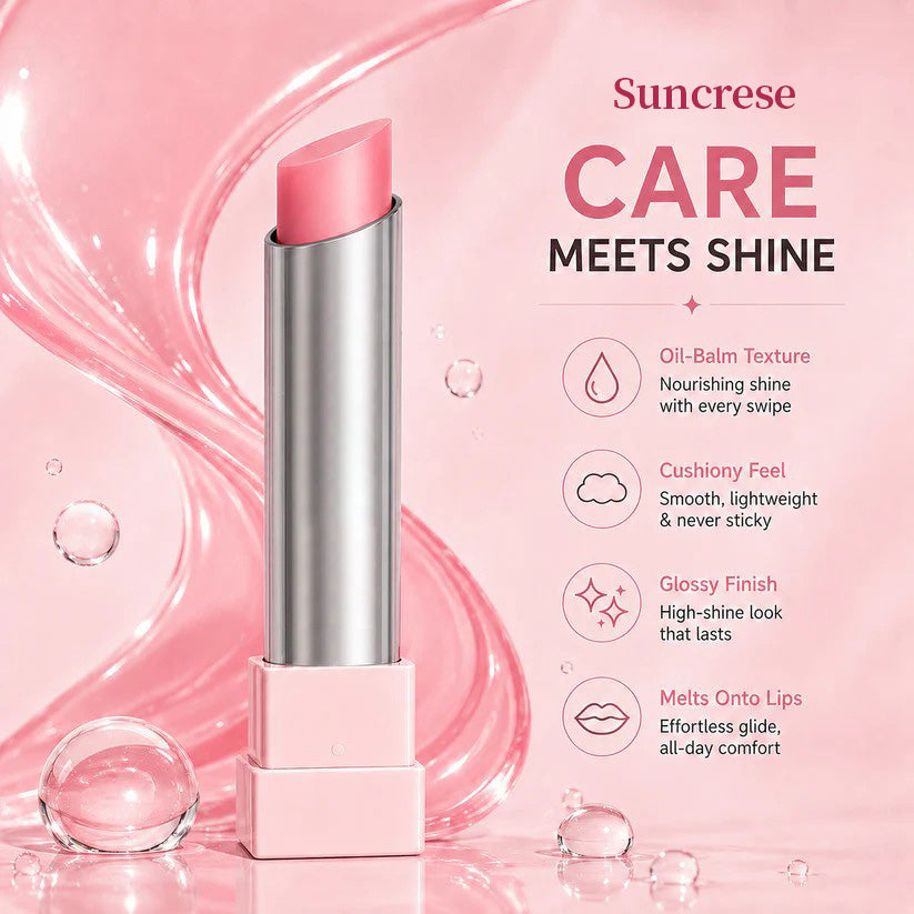 🔥Last Day Buy 1 Get 1 Free|Suncrese GLOW VEIL LIP SHEEN OIL BALM