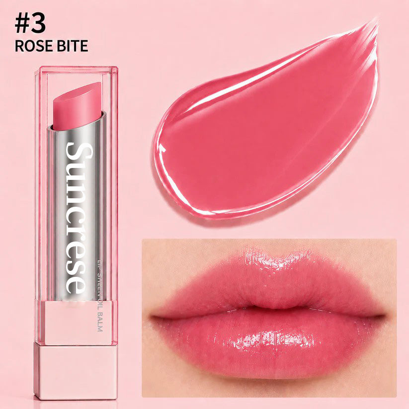 🔥Last Day Buy 1 Get 1 Free|Suncrese GLOW VEIL LIP SHEEN OIL BALM