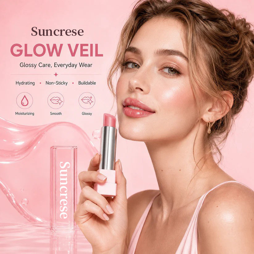 🔥Last Day Buy 1 Get 1 Free|Suncrese GLOW VEIL LIP SHEEN OIL BALM