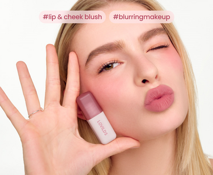 LOVILDS Nude Blur Tint – Soft Matte Lip & Cheek Tint for Effortless, Natural Makeup