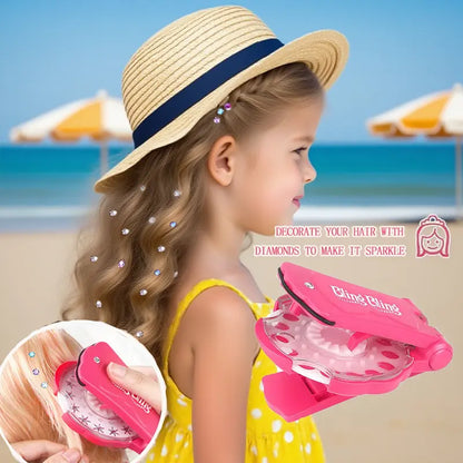 Glitter Diamond Hair Tool – Add 180 Sparkling Gems to Your Hair in Seconds, No Heat Needed!
