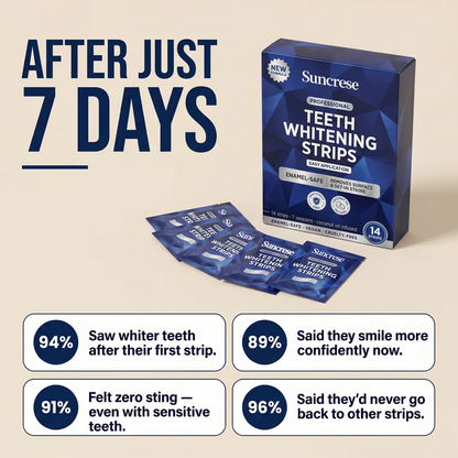Suncrese Whitening Strips - Instant Whitening - 14 Strips