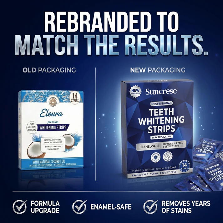 Suncrese Whitening Strips - Instant Whitening - 14 Strips
