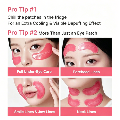 Hydrogel Eye Patches - Cooling PDRN + Collagen + NAD+ Formula For Visible Under-Eye Refresh
